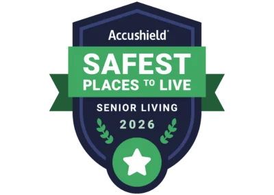 Charter Senior Living of Fox Hollow Recognized as Safest Places to Live™ for 2026